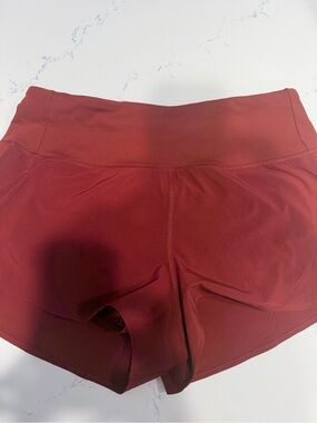 Lululemon Women’s High-Rise Performance Shorts - Deep Red